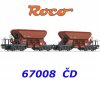 67008 Set 2 samovýsypných vagónů řady 266, ČD