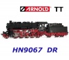 HN9067 Arnold TT Steam locomotive with tender, BR 58.40 of the DR