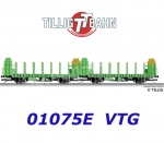 01075E Tillig TT Set of 2 Stake car Type Laaps 565 of the VTG