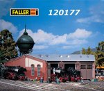 120177 Faller 3-stall engine roundhouse (long type), H0