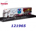 121965 Herpa Scania R TL with refrigerated box semitrailer 
