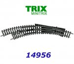 14956 TRIX MiniTRIX N Oblouková Výhybka levá R1/R2