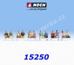 15250 Noch Sitting Passengers for wagons, 12 Figures, H0