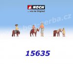 15635 Noch Pony Riding, 7 figures, H0