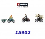 15902 Noch Cyclists - 3 Figures, H0