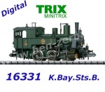16331 TRIX MiniTRIX N Parní lokomotiva řady  D II, K.Bay.Sts.B., digital DCC