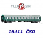 16411 Tillig TT 2nd class passenger coach, type Y, of the CSD