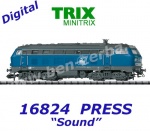 16824 TRIX MiniTRIX N Diesel Locomotive Class 218 of the PRESS - Sound