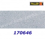 170646 Faller Cobblestone pavement square 480 x 240 mm, H0