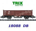 18088 TRIX MiniTRIX N Otevřený nákladní vůz typu gondola řady E 040, DB