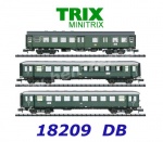 18209 TRIX MiniTRIX N 3-pcs set of passenger cars "Danube Valey"  , DB