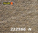 222566 Faller Wall card, Field stone, N