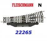22265 Fleischmann N Left Turnout for Manual Operation15º