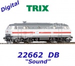 22662 Trix Dieselová lokomotiva řady 218,  "InterCity“-Design, DB - Zvuk