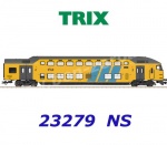 23279 Trix Type DDM2/3-Bvk Bi-Level Driving Car, 2nd Class, NS