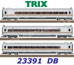 23391 TRIX 3-dilný rozšiřující set expresního rychlovlaku  ICE 3 řady 403 "Railbow", DB