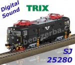 25280 Trix Elektrická lokomotiva řady Rc6, SJ - Zvuk