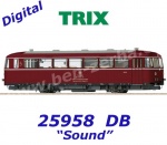 25958 TRIX Diesel Powered Rail Car Class 724  of the DB - Sound