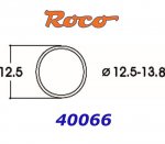 40066 Roco Set of traction tyres, dim. 12.5 - 13.8 mm, 10 pcs.