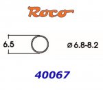 40067 Roco Set of traction tyres, dim. 6.8 - 8.2 mm, 10 pcs.