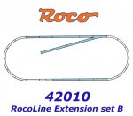42010 Roco Extedning set ROCO LINE track set B (tracks with bedding)