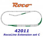 42011 Roco Extedning set ROCO LINE track set C (tracks with bedding)