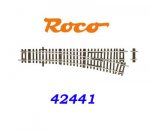 42441 Roco Line 2,1 mm Výhybka 15° pravá 10,8°