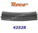 42528 Roco RocoLine 2,1 mm with Bedding Curved R10 = 888mm, 30°