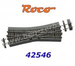 42546 Roco RocoLine 2,1 mm with Bedding Single Slip Switch EKW, 15°