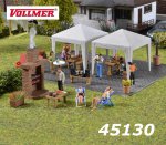 45130 Vollmer Party tents, 2 pieces, H0