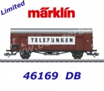 46169  Marklin Boxcar type Gbkl 238 "Dresden" TELEFUNKEN of the DB