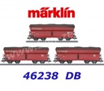 46238 Marklin Set of 3 four-axle hopper cars type Fals 176 of the DB Cargo