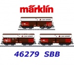 46279 Marklin Set 3 samovýsypných vozů řady Fals  "Jura Cement"