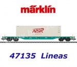 47135 Marklin  Container Car type Sgns, of  Lineas