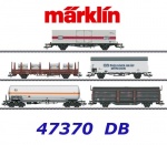 47370 Marklin Set of 5 freight cars of the DB