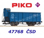 47768 Piko TT Uzavřený nákladní vůz řady G02 Zt, ČSD