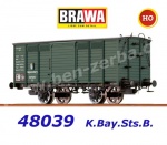 48039 Brawa Covered Freight Car Type G of the K.Bay.Sts.B.