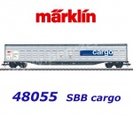 48055 Marklin  4-axle sliding wall boxcar type Habiins of the SBB Cargo