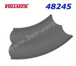 48245 (8245) Vollmer Silniční plát - kostky - zatáčka 45°, radius 12 cm, H0