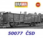 50077 Brawa Otevřený nákladní vůz řady Vte , ČSD