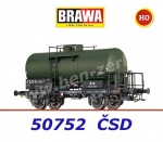 50752 Brawa Cisternový vůz řady R, "AZA sklad olejů",ČSD