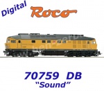 52469 Roco Dieselová lokomotiva řady 233, DB  - Bahnbau Gruppe - Zvuk