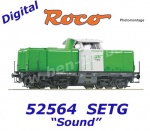 52564 Roco Dieselová lokomotiva  V 100.53, SETG - Zvuk