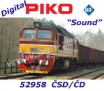 52958 Piko Dieselová lokomotiva řady 781, ČSD/ČD - Zvuk