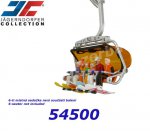 JC54500 Jagerndorfer Cable Car Passengers with Snowboards, 6 pcs. - 1:32
