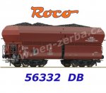56332 Roco Self Unloading Hopper Car with Coal of the DB