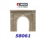 58061 Noch Tunelový portál 1-kolejový - serie přírodní kámen, 15 x 12,5 cm, H0