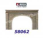 58062 Noch Tunnel Portal double track - Nature Stone Wall Series, 22 x 13 cm