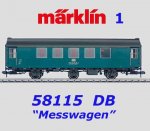 58115 Märklin Main Line Measurement Car of the DB, Märklin 1