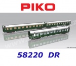 58220 Piko Set  3 osobních vozů typ Y D 300, DR  - Set 1